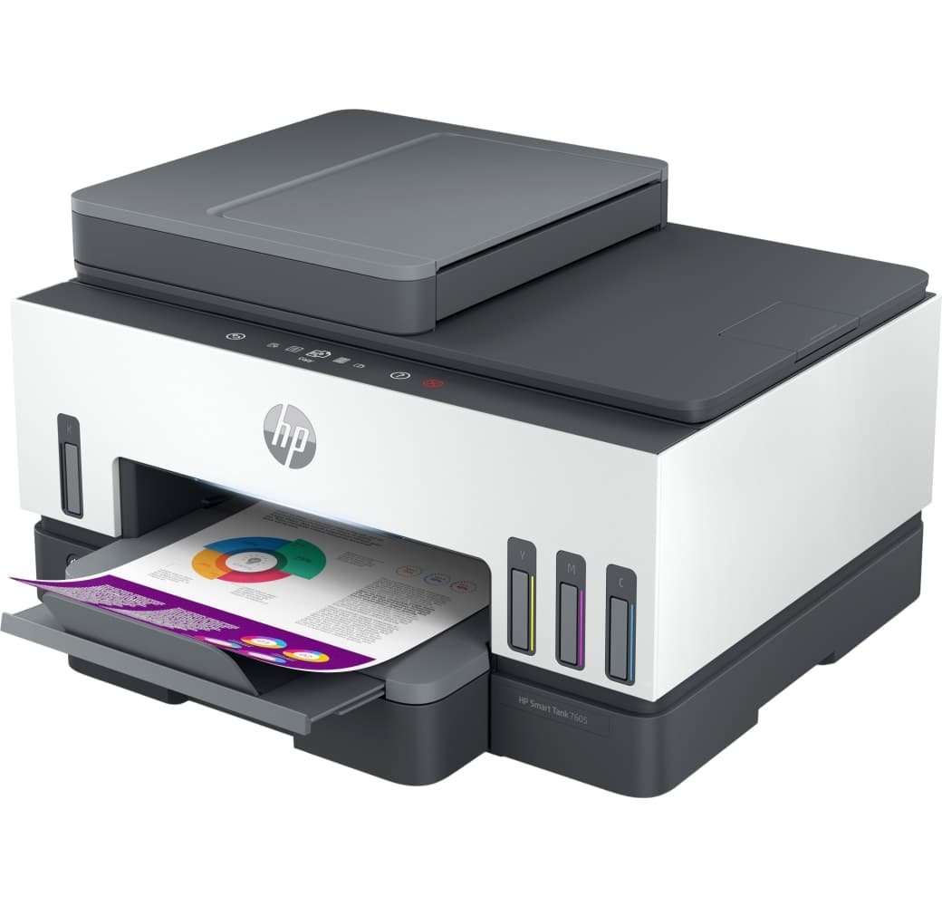 Weiß HP Smart Tank 7605 AiO Drucker.2
