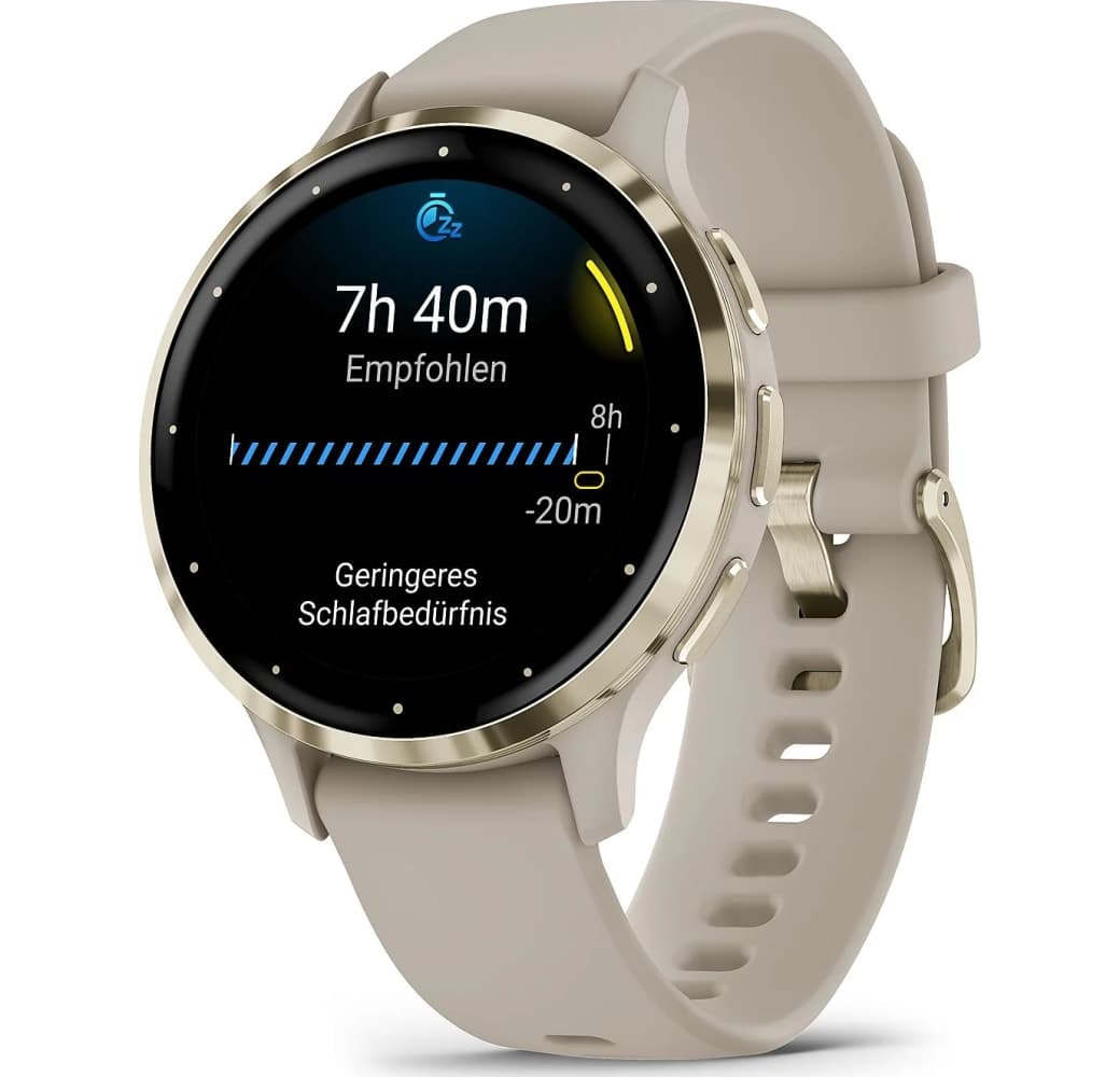 gris francés Garmin VENU® 3S Smartwatch, Fiber reinforced polymer case, 41mm.1