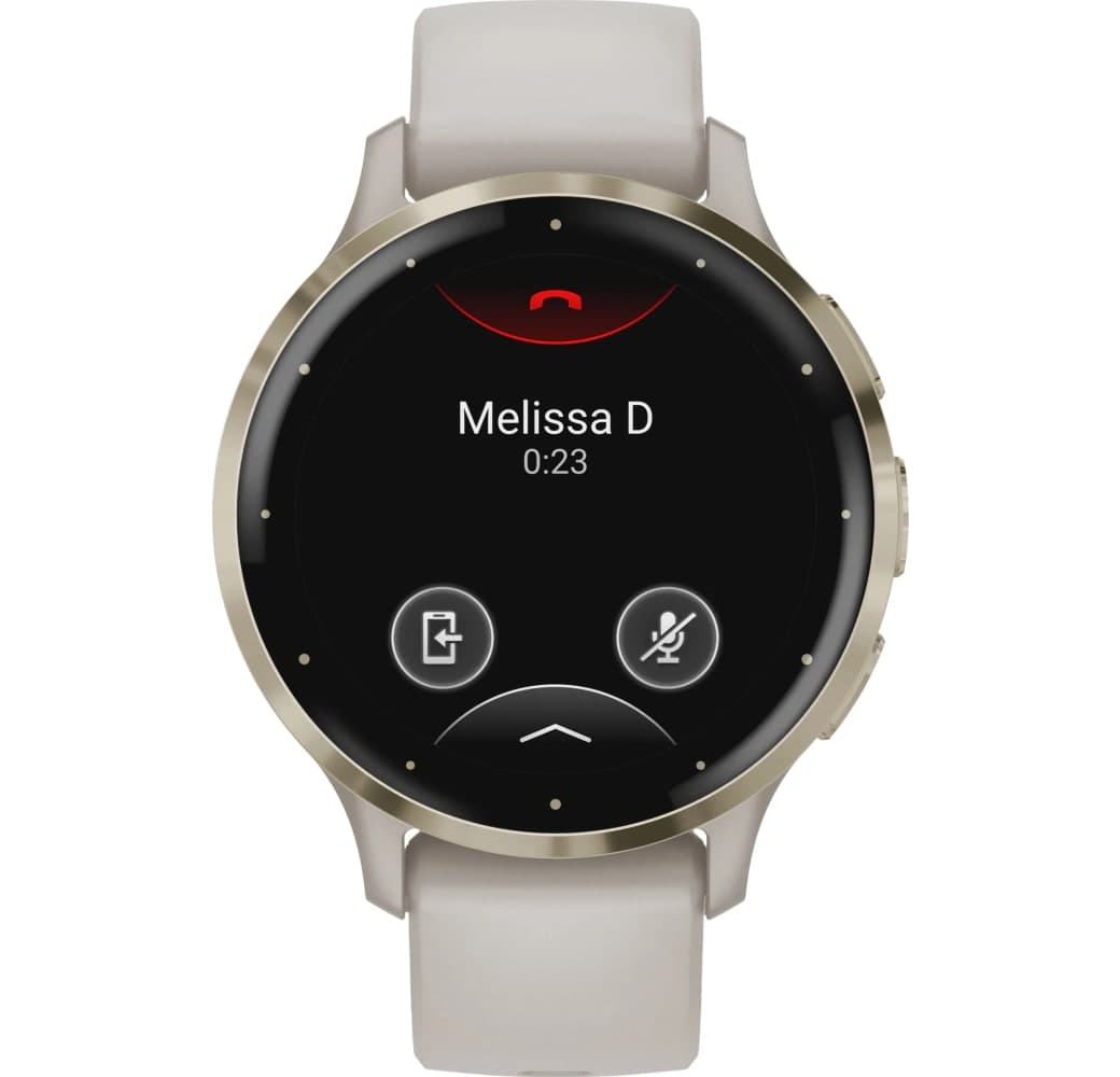 Ivory Garmin VENU® 3S Smartwatch, Fiber reinforced polymer case, 41mm.2