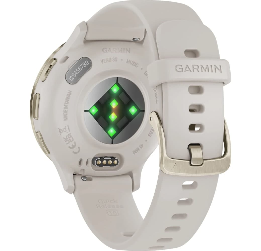 Ivory Garmin VENU® 3S Smartwatch, Fiber reinforced polymer case, 41mm.4