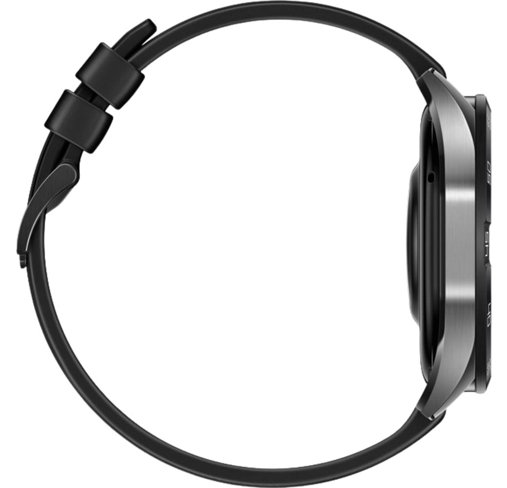 Black Huawei Watch GT4 Smartwatch, Stainless Steel Case, 46mm.4