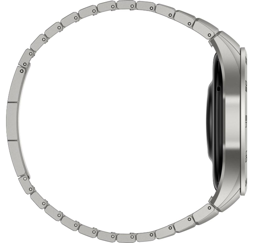 Kieselgrau Huawei Watch GT4 Smartwatch, Stainless Steel Case, 46mm.3