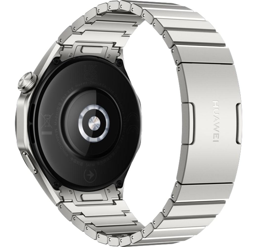 Kieselgrau Huawei Watch GT4 Smartwatch, Stainless Steel Case, 46mm.4