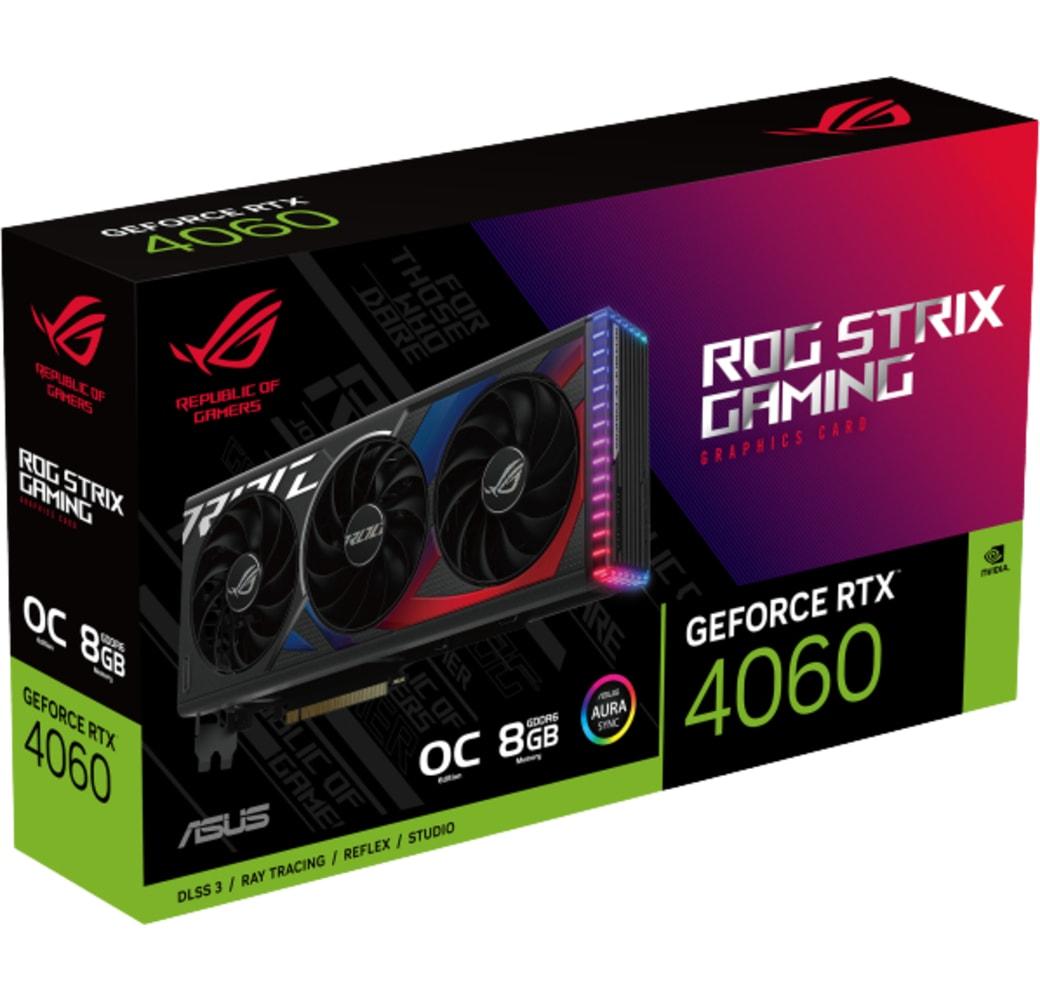 Schwarz Asus ROG-STRIX-RTX4060-O8G-GAMING Grafikkarte.5