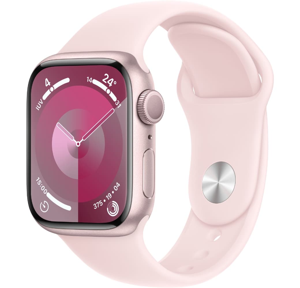 Light Pink Apple Watch Series 9 GPS, Aluminium Case, 41mm.1