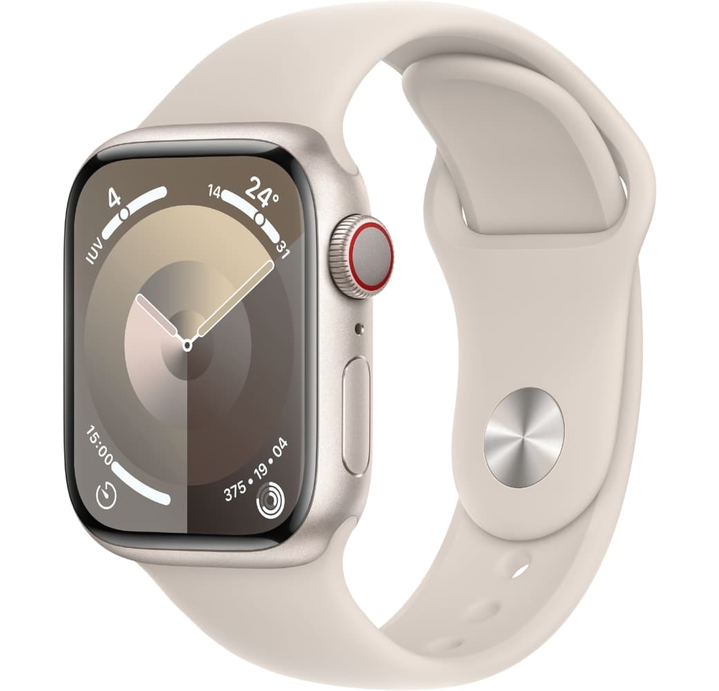 Sterrenlicht Apple Watch Series 9 GPS + mobiel, aluminium behuizing, 41 mm.1