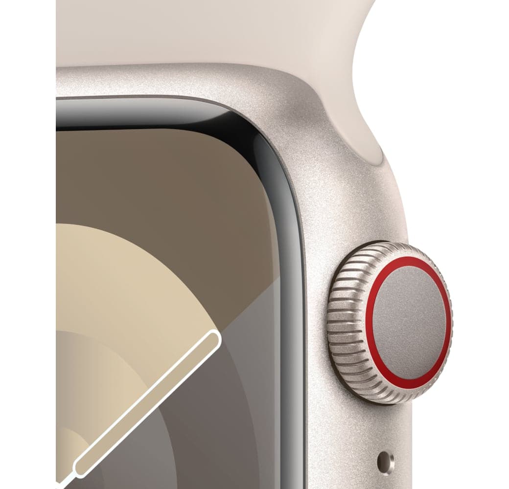 Sterrenlicht Apple Watch Series 9 GPS + mobiel, aluminium behuizing, 41 mm.3