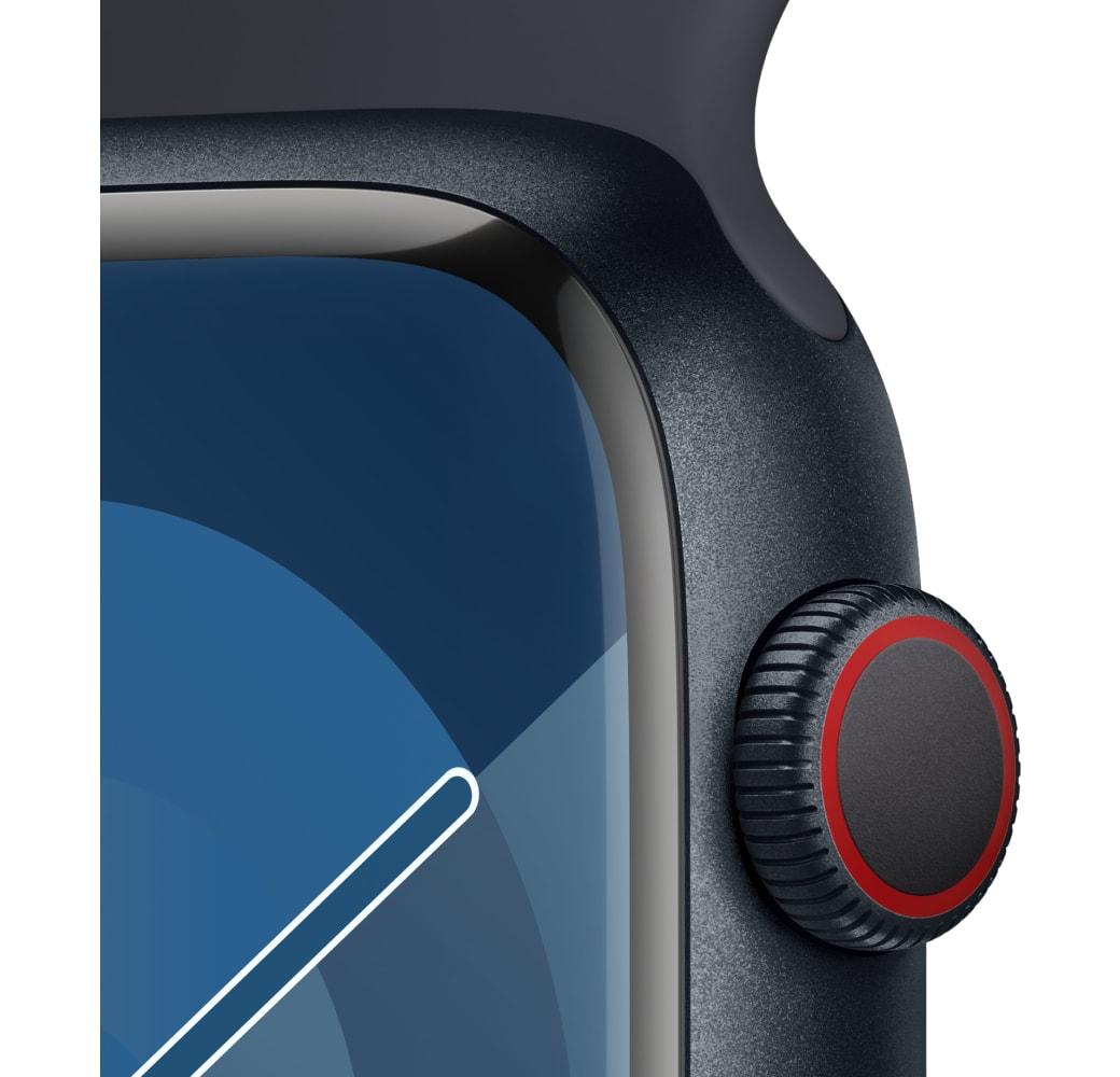 Midnight Apple Watch Series 9 GPS + Cellular, Aluminium Case, 45mm.3