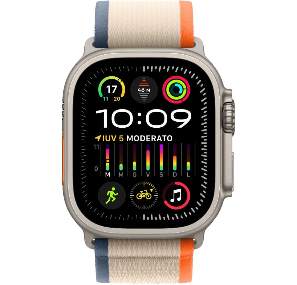 Naranja/Beige Apple Watch Ultra 2 GPS + Cellular, caja de titanio, 49 mm.2