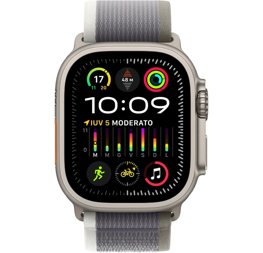Grijs/Groen Apple Watch Ultra 2 GPS + mobiel, titanium behuizing, 49 mm.2