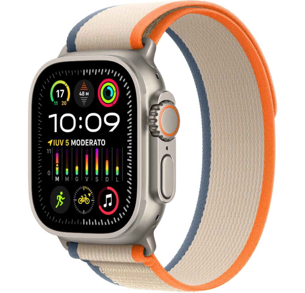 Orange/Beige Apple Watch Ultra 2 GPS + Cellular, Titanium Case, 49mm.1