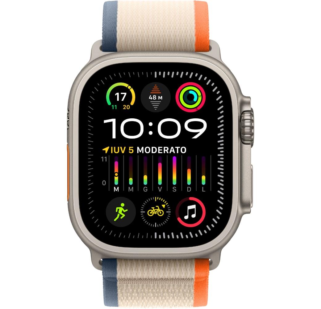 Orange/Beige Apple Watch Ultra 2 GPS + Cellular, Titanium Case, 49mm.2