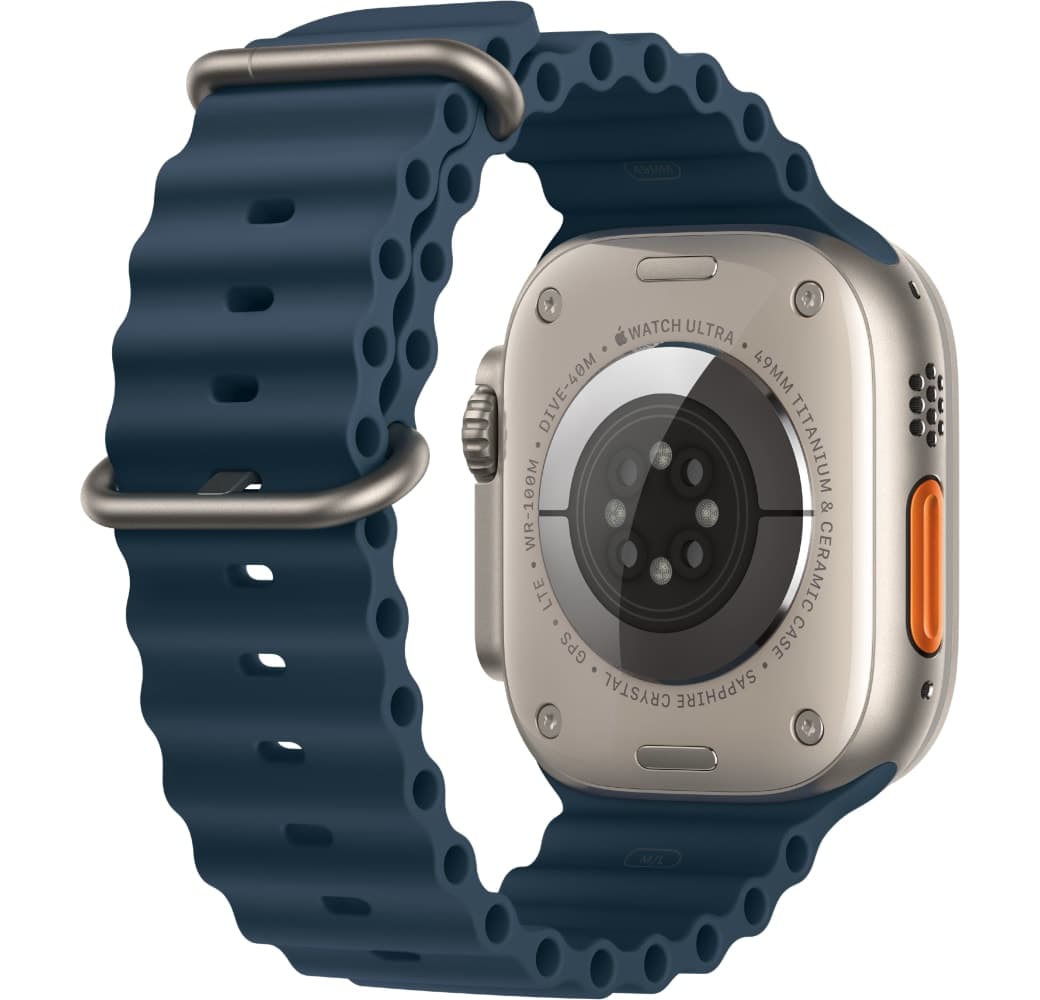 Blauw Apple Watch Ultra 2 GPS + mobiel, titanium behuizing, 49 mm.3