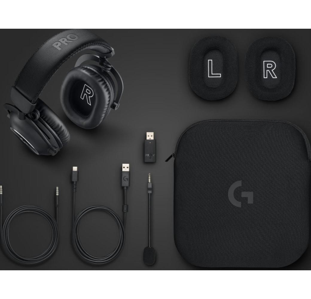 Schwarz Logitech G Pro X 2 Lightspeed Over-ear Gaming Headphones.4