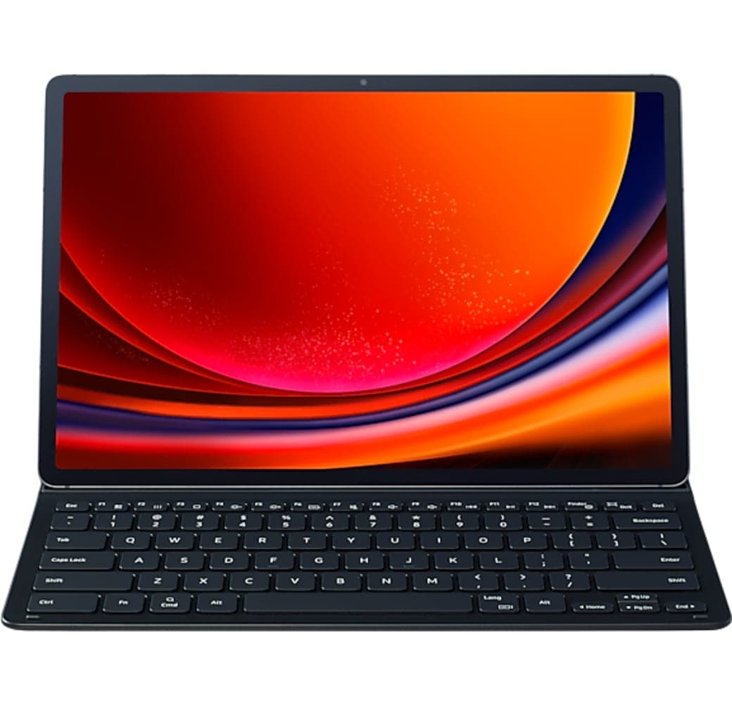 Zwart Samsung Book Cover Keyboard for Galaxy Tab S9+ (Spanish).2