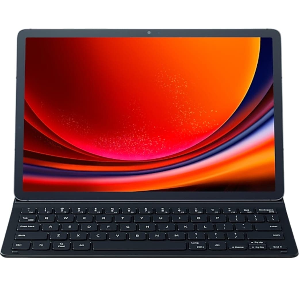 Negro Samsung Book Cover Keyboard for Galaxy Tab S9 (German).2