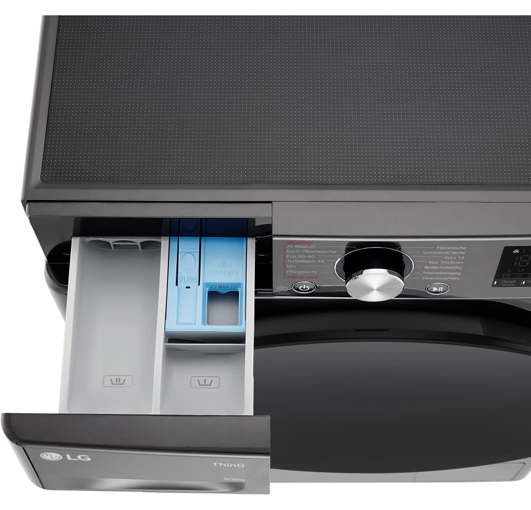 Black LG W4WR7096YB Washer Dryer.7