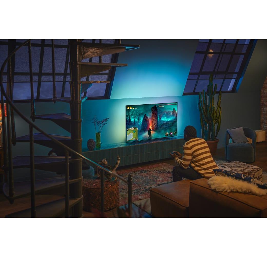Schwarz Philips 65OLED708/12 - TV 65" OLED 4K.7