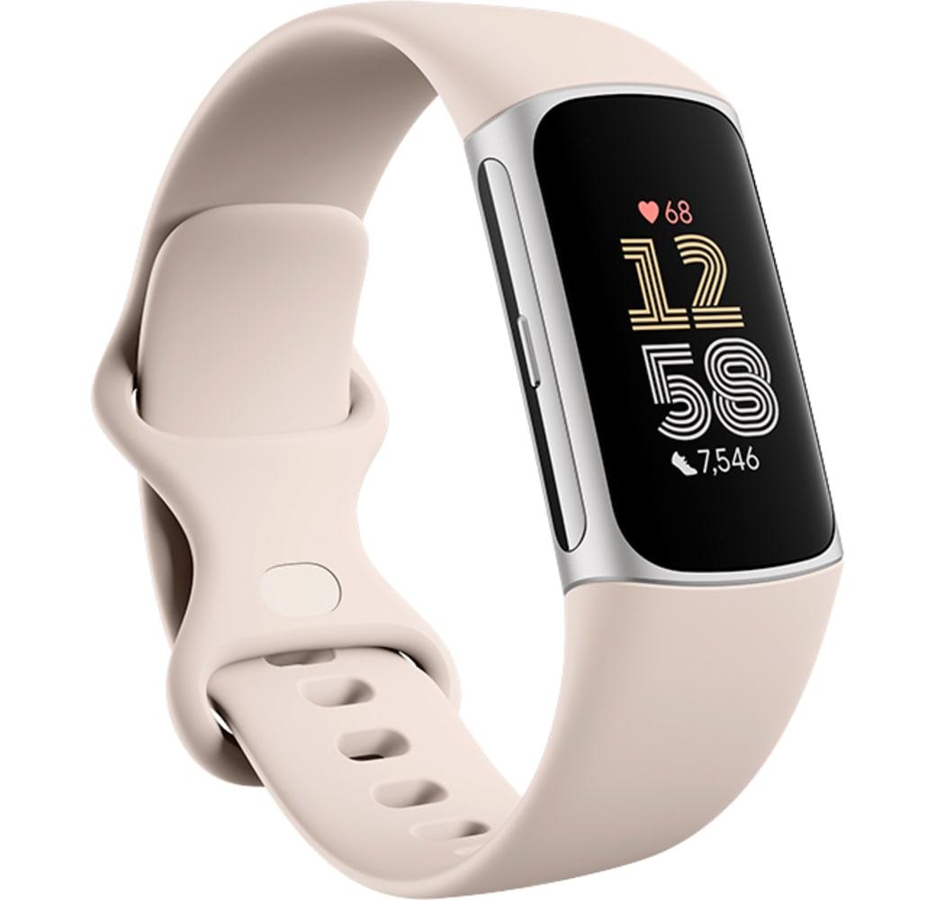 Porcelain Fitbit Charge 6 , Stainless Steel Case, 40.5.1