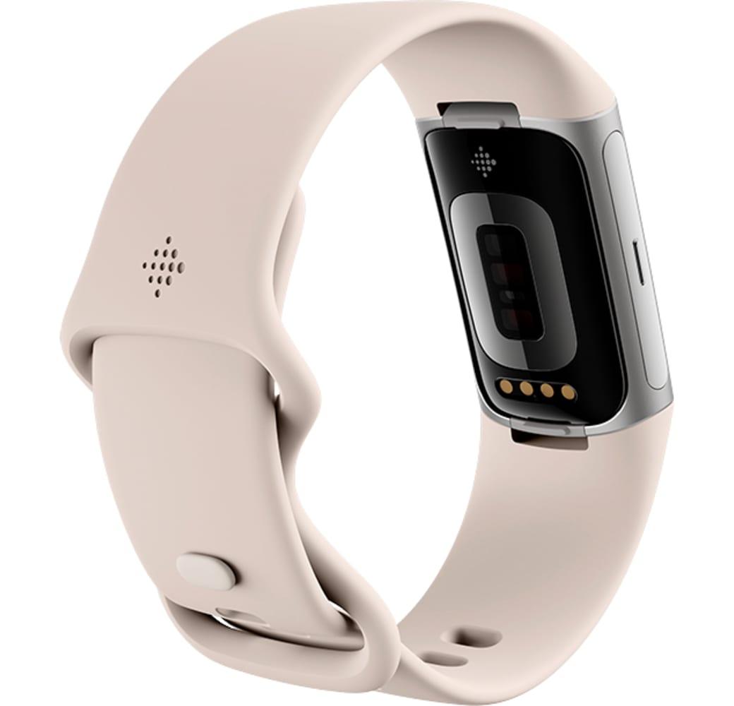 Porcelain Fitbit Charge 6 , Stainless Steel Case, 40.5.3