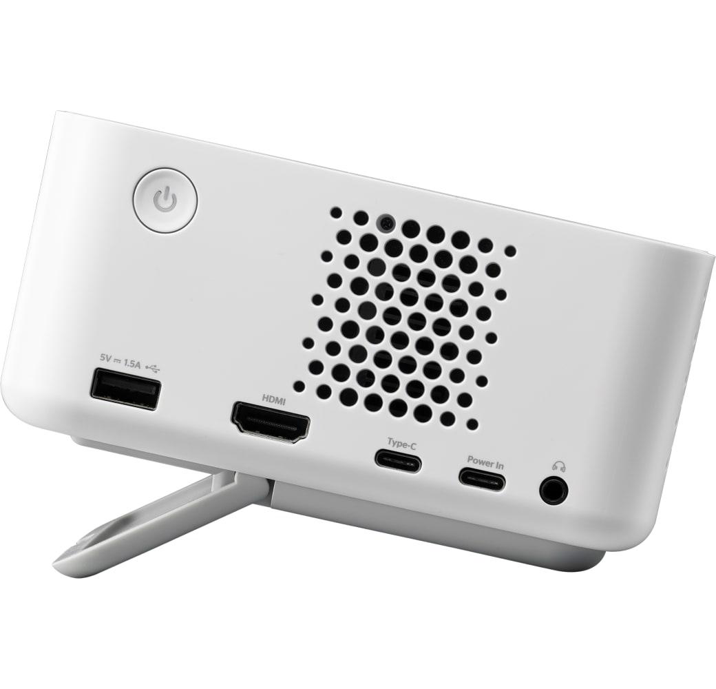 White Optoma ML1080ST Portable Projector - Full HD.5