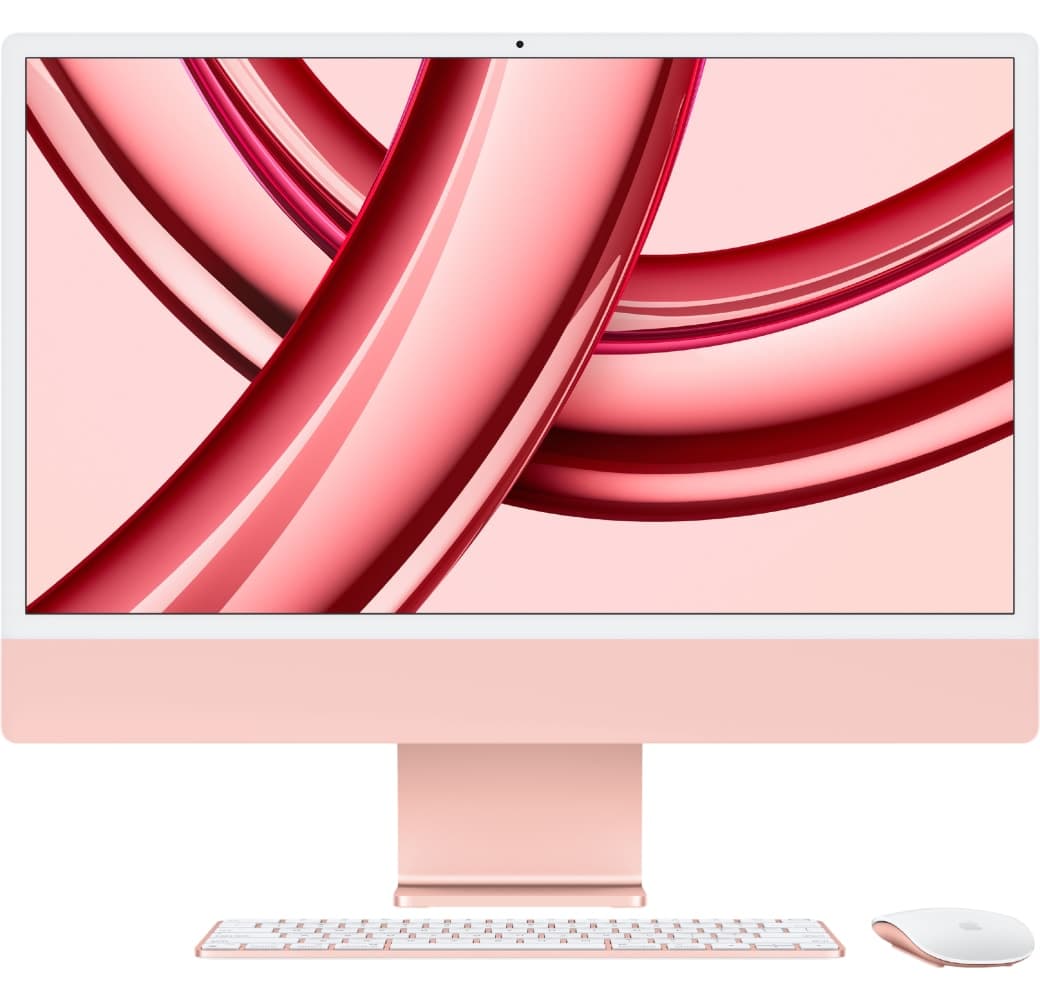 Rosa iMac 24" - Apple M3 Chip 8GB Memory 512GB SSD - Integrated 10-core GPU.1