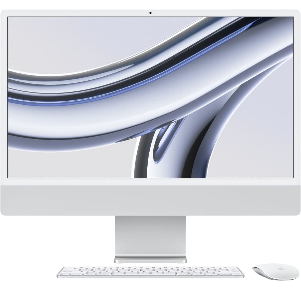 Silber iMac 24" - Apple M3 Chip mit 8GB Arbeitsspeicher 256GB SSD - Integrated 8-core GPU.1
