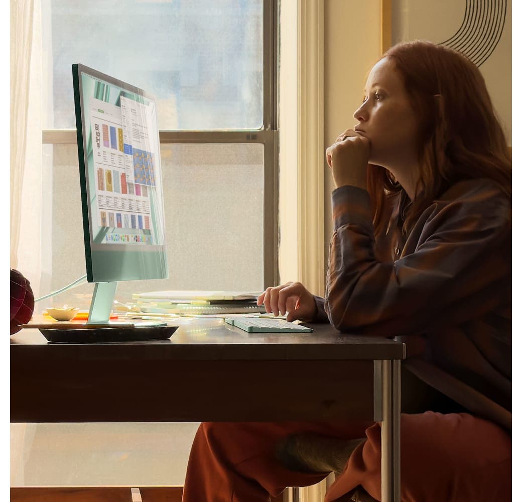 Silber iMac 24" - Apple M3 Chip mit 8GB Arbeitsspeicher 256GB SSD - Integrated 8-core GPU.5