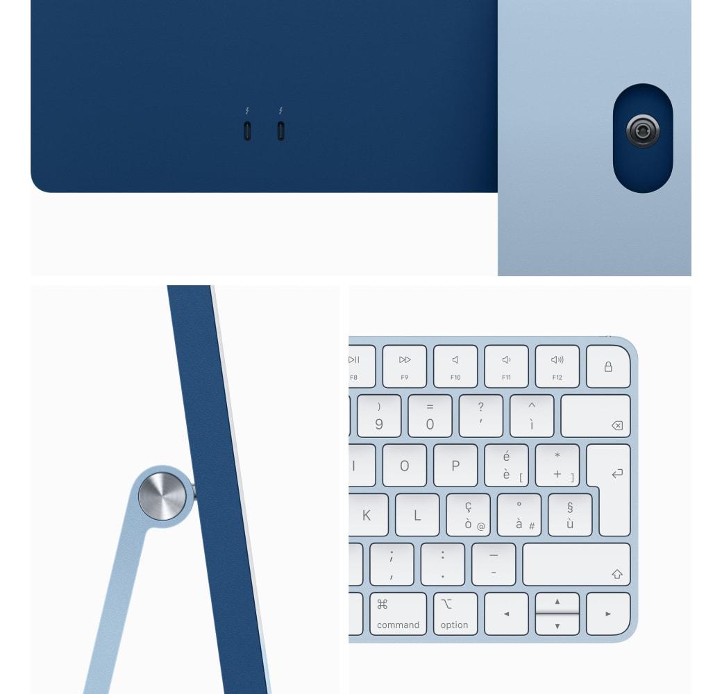 Blue iMac 24" - Apple M3 Chip 8GB Memory 512GB SSD - Integrated 10-core GPU.3