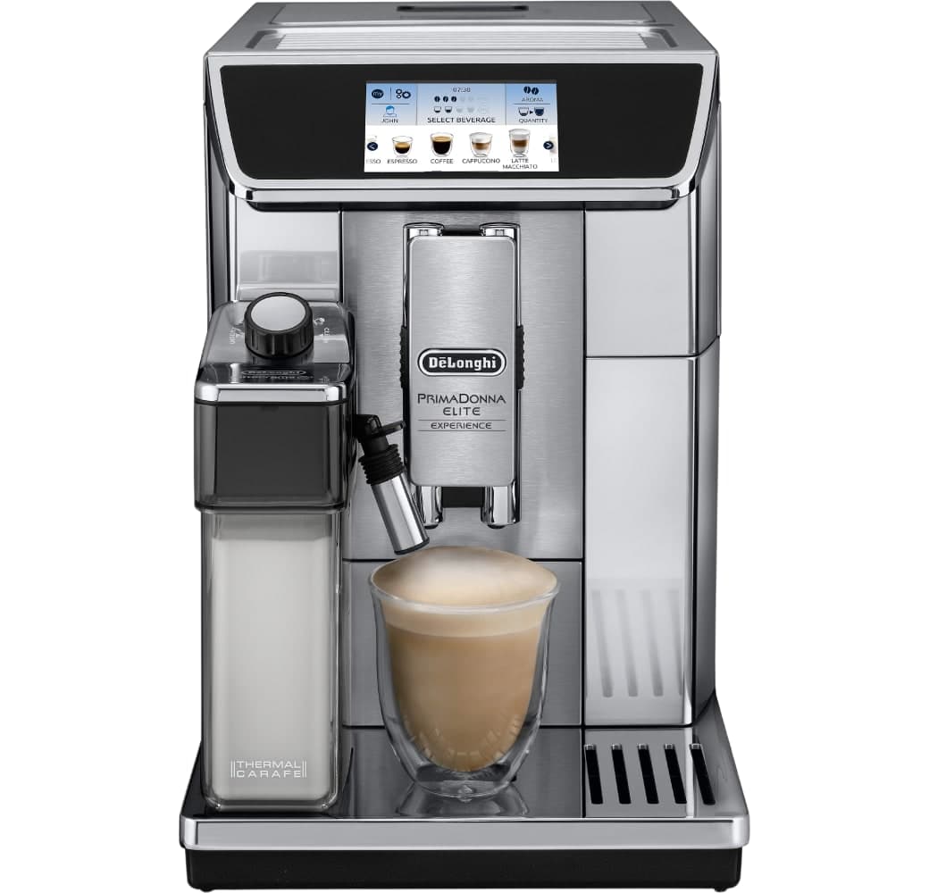 Silber De'Longhi PrimaDonna Elite ECAM 656.75.MS Kaffeemaschine.2
