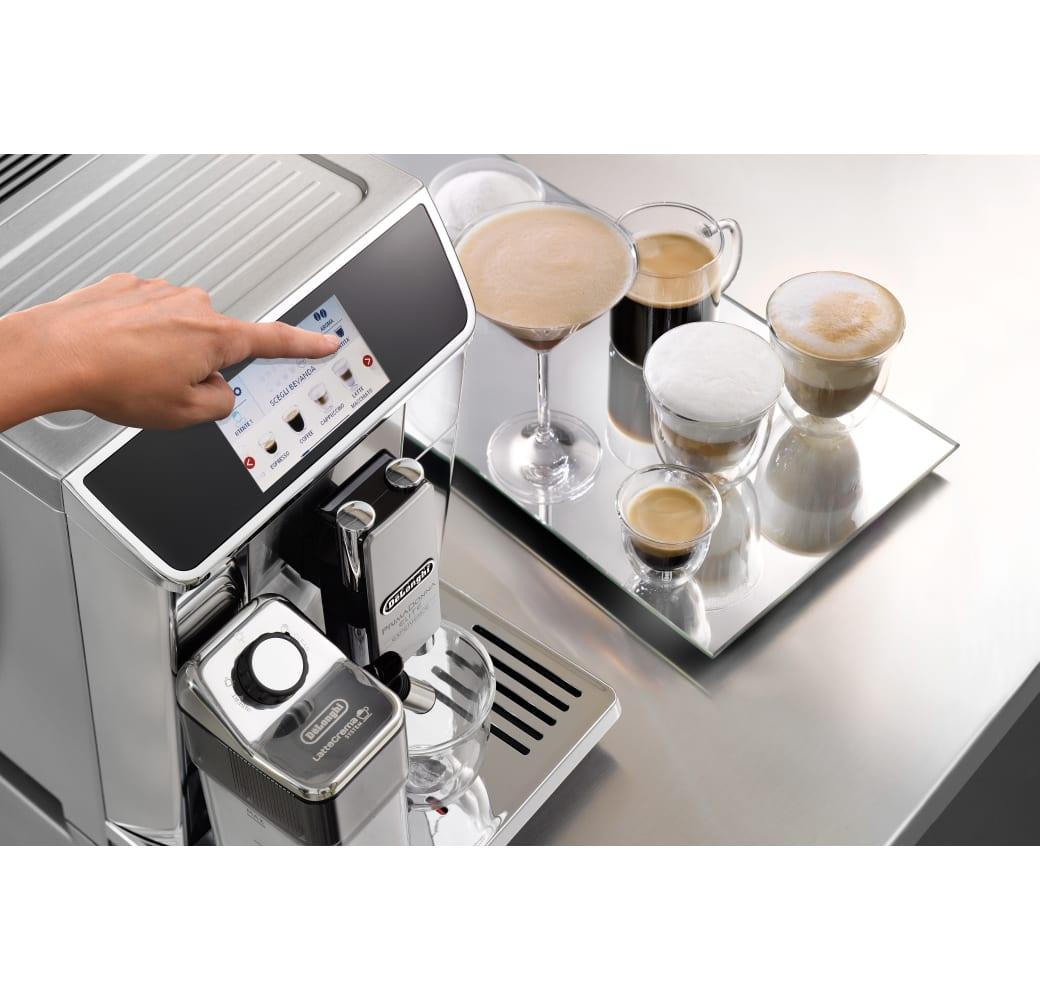 Silber De'Longhi PrimaDonna Elite Experience ECAM 656.85.MS Kaffeemaschine.5