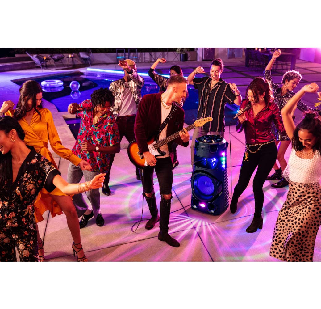 Black Sony MHC-V73D Partybox Party Bluetooth Speaker.2