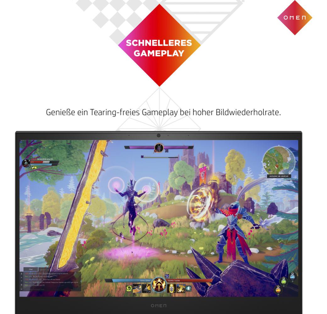 Schwarz HP Omen 17-ck2077ng Gaming Notebook - Intel® Core™ i7-13700HX - 32GB - 512GB SSD - NVIDIA® GeForce® RTX 4080.3