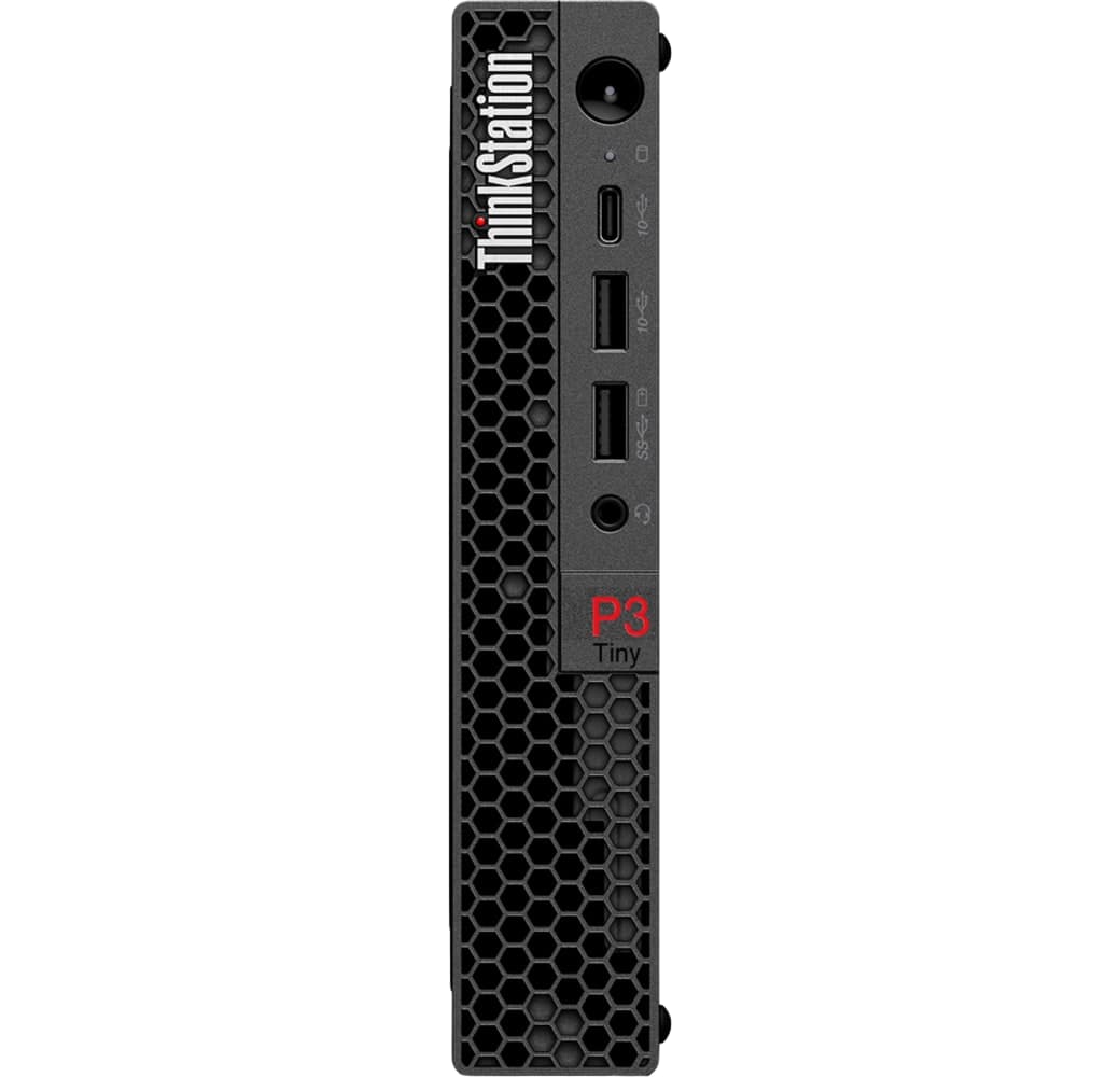 Black Lenovo ThinkStation P3 Tiny Desktop - Intel® Core™ i7-13700T - 16GB - 512GB - NVIDIA® T400 (4GB).1