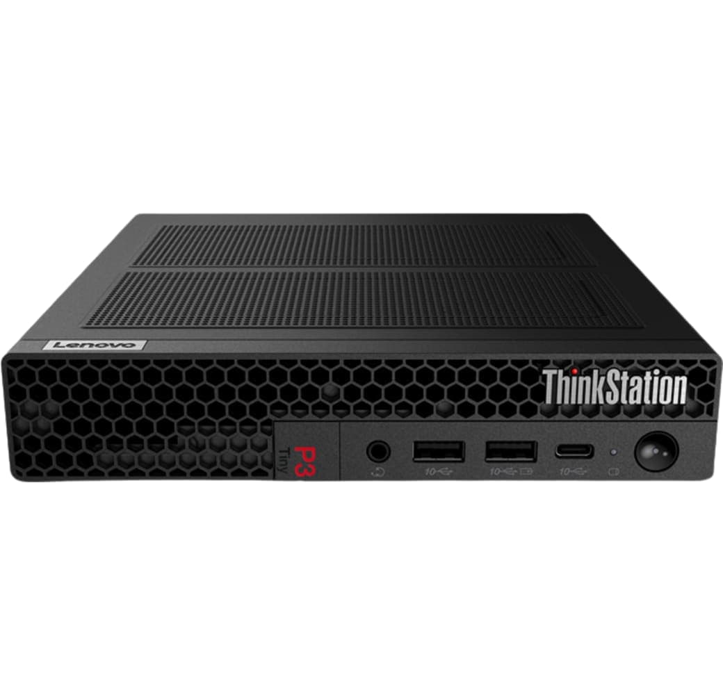 Black Lenovo ThinkStation P3 Tiny Desktop - Intel® Core™ i7-13700T - 16GB - 512GB - NVIDIA® T400 (4GB).2