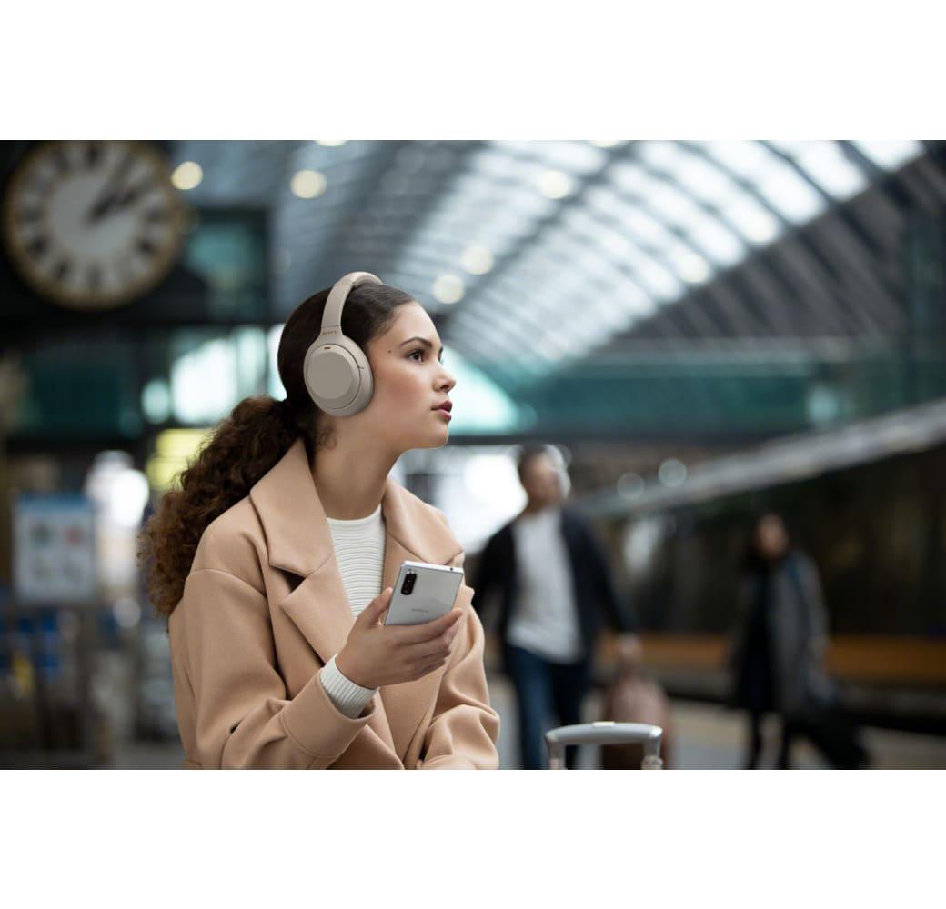 Silber Sony WH-1000 XM4 Noise-cancelling Over-ear Bluetooth Kopfhörer.6
