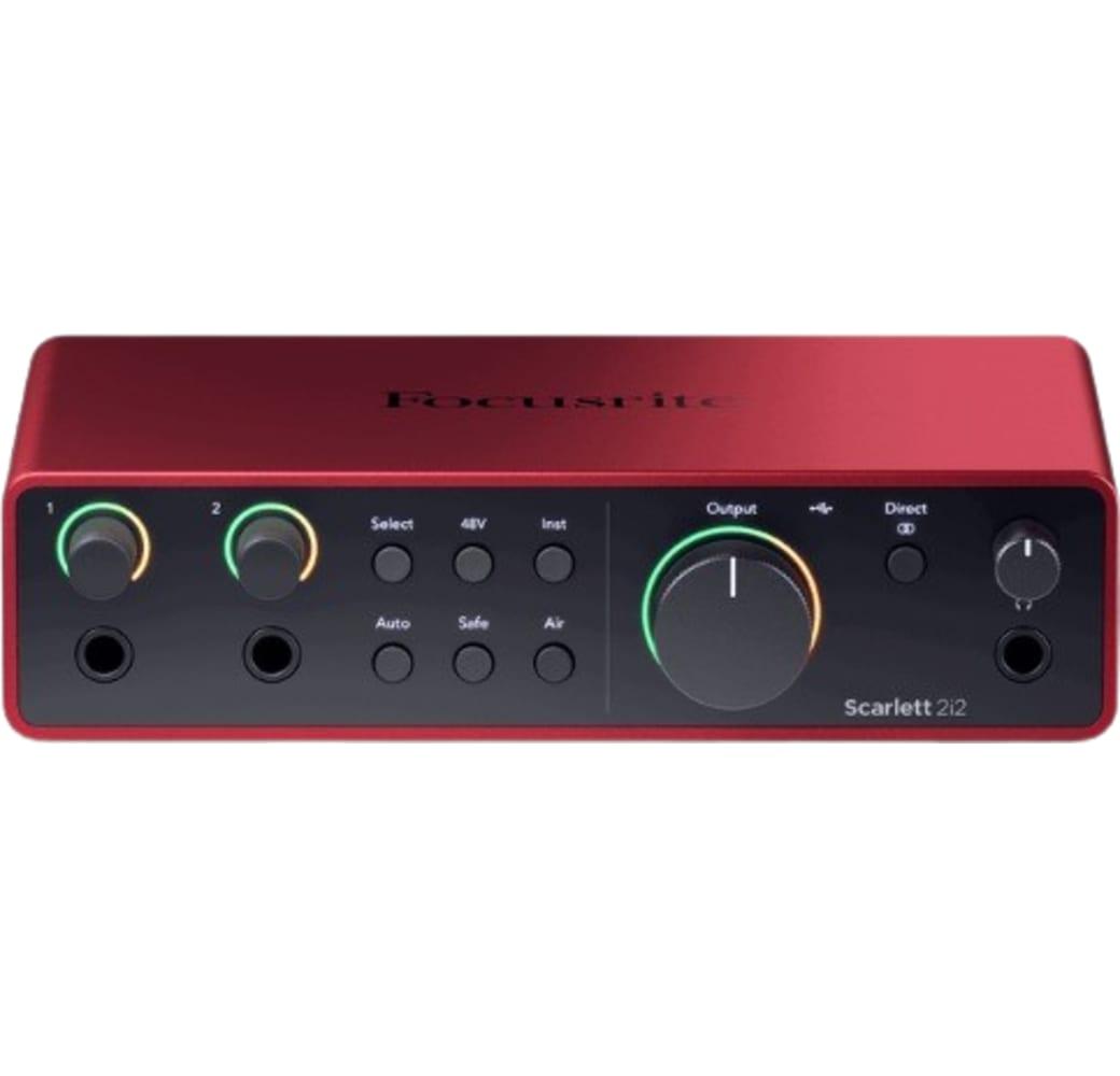 Red / Black Focusrite Scarlett 2i2 (4th Gen) Audio Interface.5
