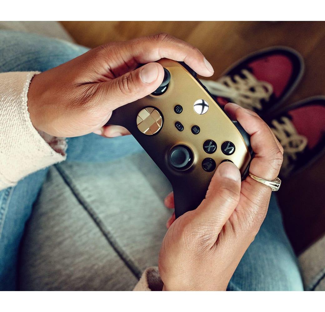 Gold Microsoft Xbox Wireless Controller Special Edition.4