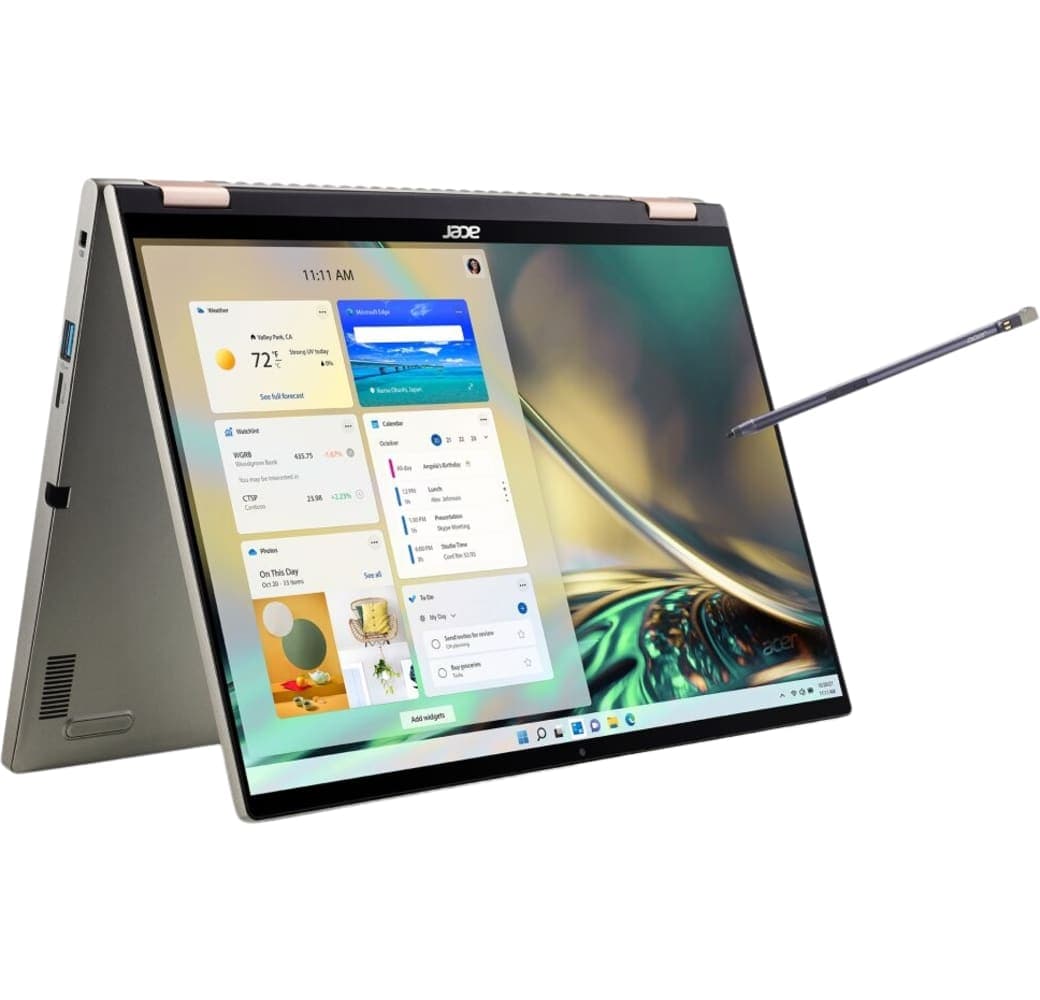 Grau Acer Spin SP512-51N-78YU Laptop - Intel® Core™ i7-1260P - 16 GB - 1 TB SSD - Intel® Iris® Xe Grafik - Spanisch (QWERTY).1