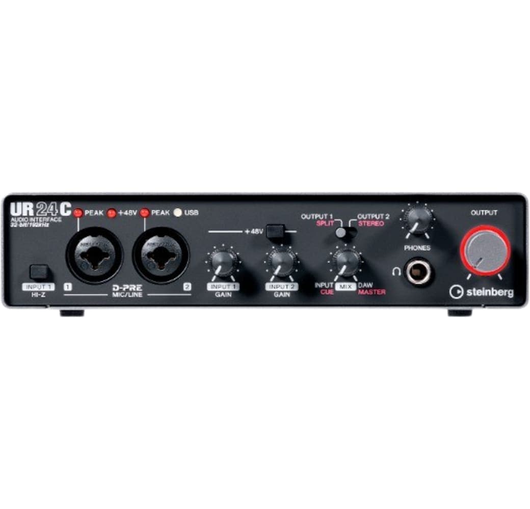 Schwarz Steinberg UR24C Audio Interface.4