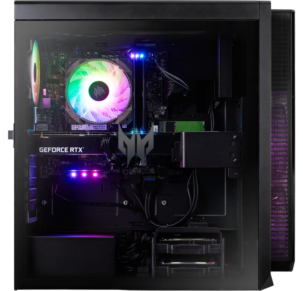 Black Acer Predator 5000 P05-650 Gaming Desktop - Intel® Core™ i7-13700F - 32GB - 1TB SSD - NVIDIA® GeForce® RTX 4080.4