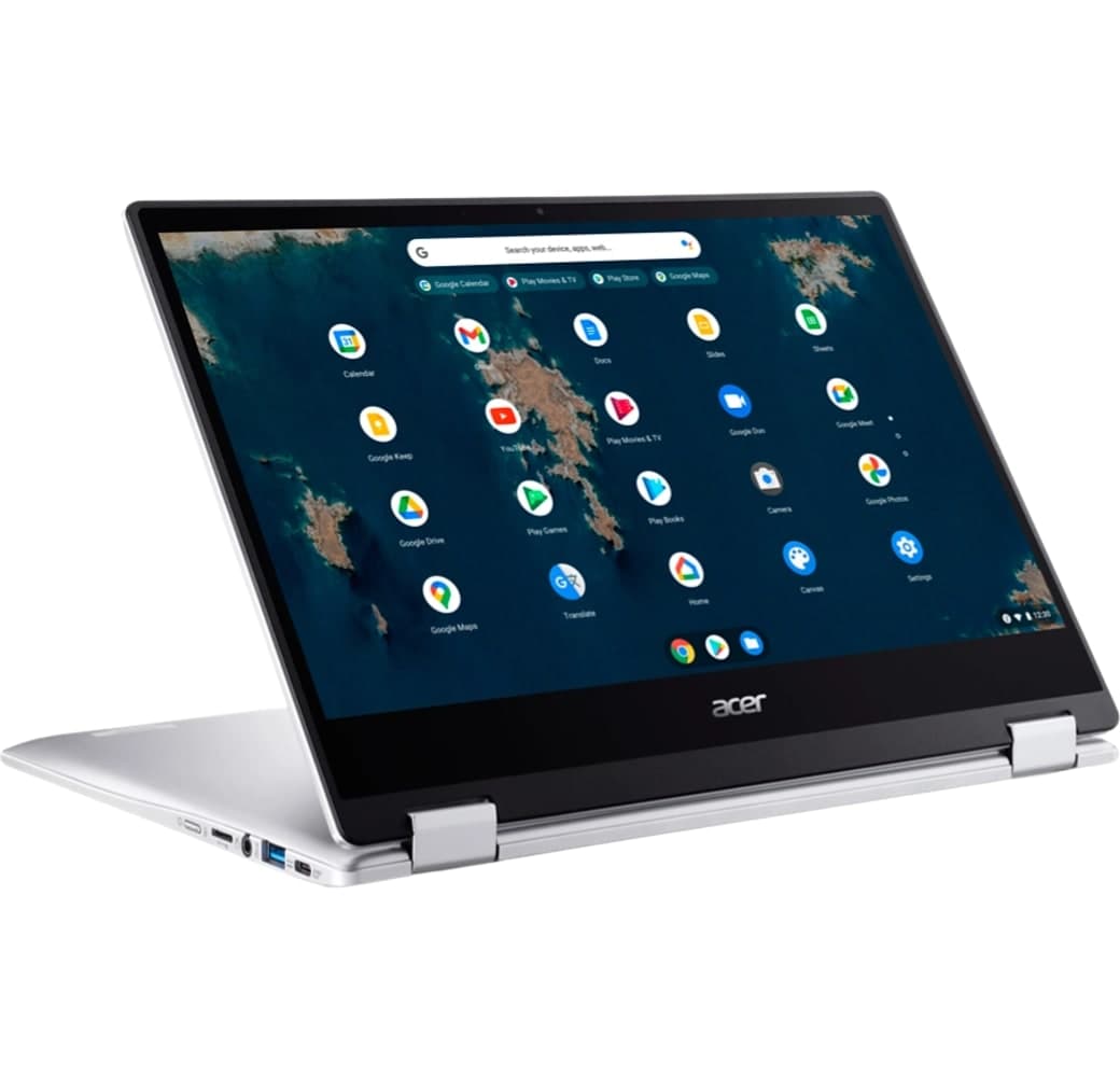 Funkelnd Silber Acer Chromebook Spin 314 Notebook - Intel® Celeron®-N4500 - 8GB - 64GB eMMC - Intel® UHD Graphics.4