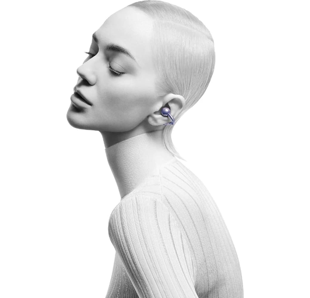 Lila Huawei FreeClip Headphones.4