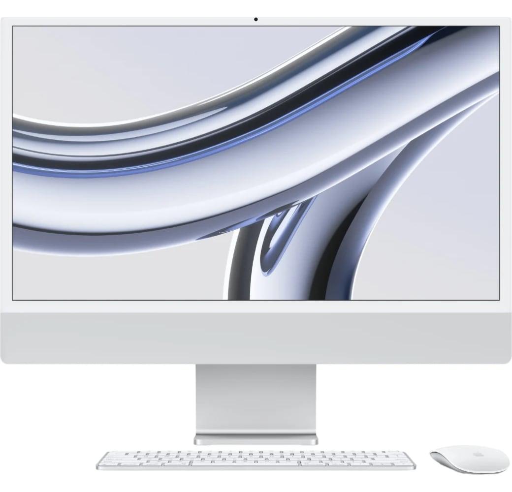 Silber Apple iMac 24" All-in-One - Apple M3 - 8GB - 256GB SSD - Apple Integrated 8-core GPU.1