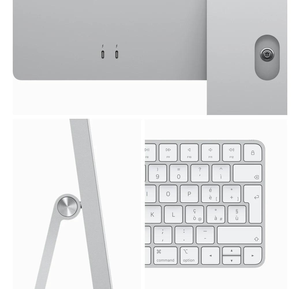 Silber Apple iMac 24" All-in-One - Apple M3 - 8GB - 256GB SSD - Apple Integrated 8-core GPU.3