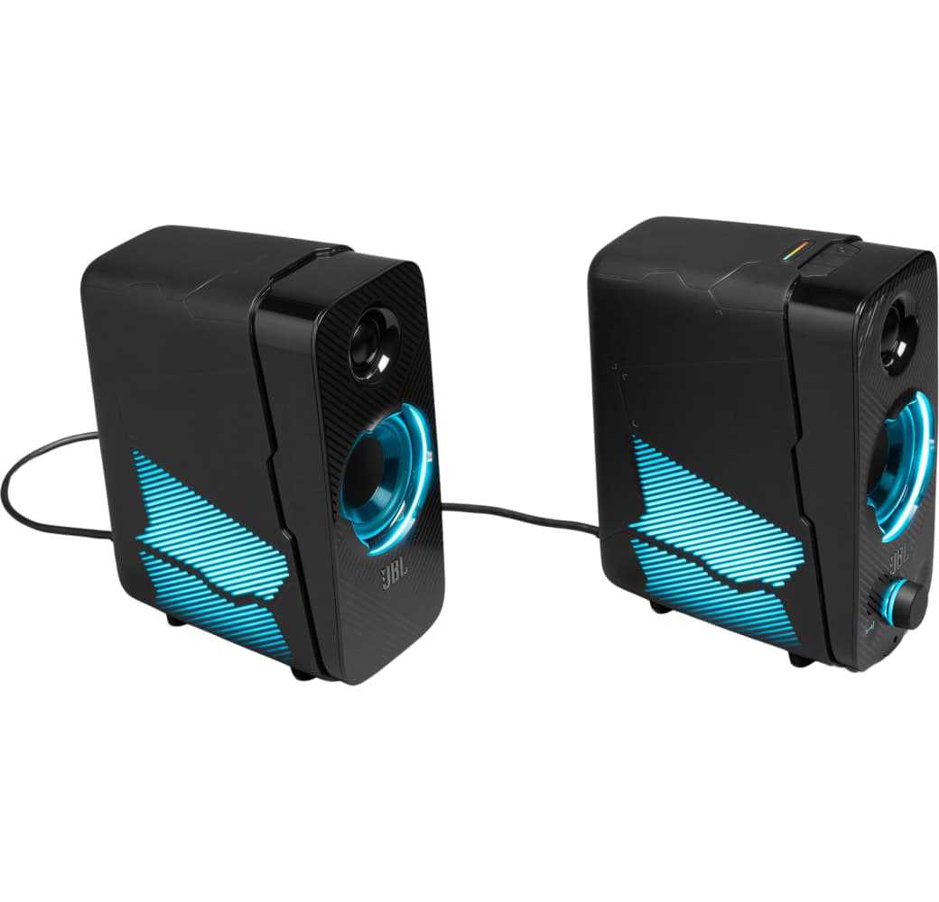 Black JBL Quantum Duo Gaming Speakers.5