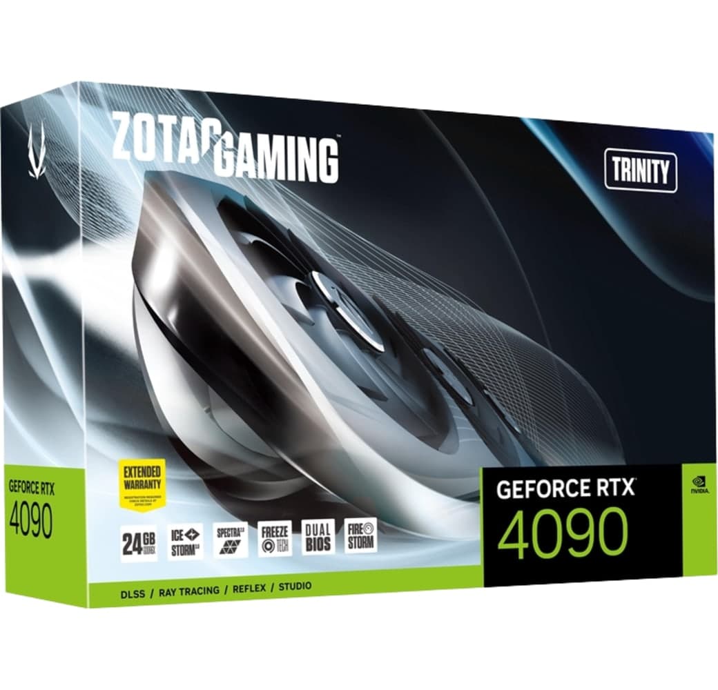Black Zotac GeForce RTX 4090 Trinity 24GB Graphics Card.6