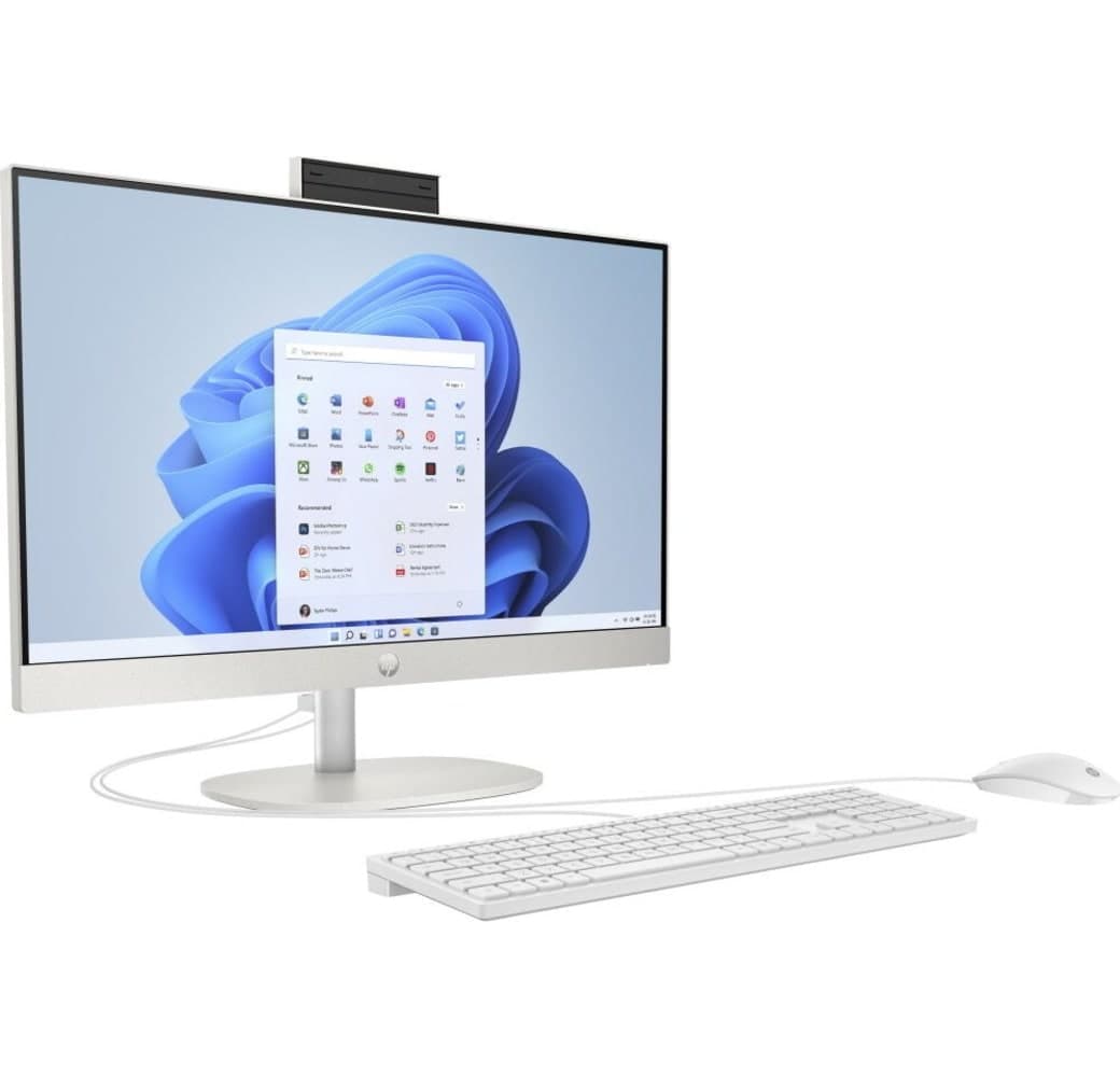 Weiß HP 24-cr0002ng All-in-One - AMD Ryzen™ 5 7520U - 8GB - 512GB SSD - AMD Radeon™ Graphics.2