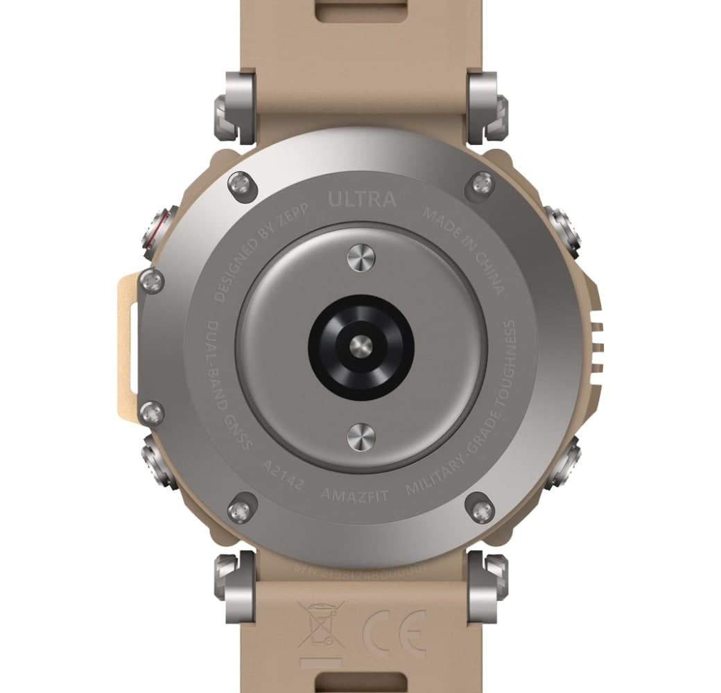 Sahara Amazfit T-Rex Ultra Smartwatch, Edelstahlgehäuse, 47 mm.3