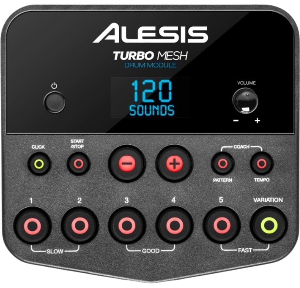 Black Alesis Turbo Mesh E-drum set.2